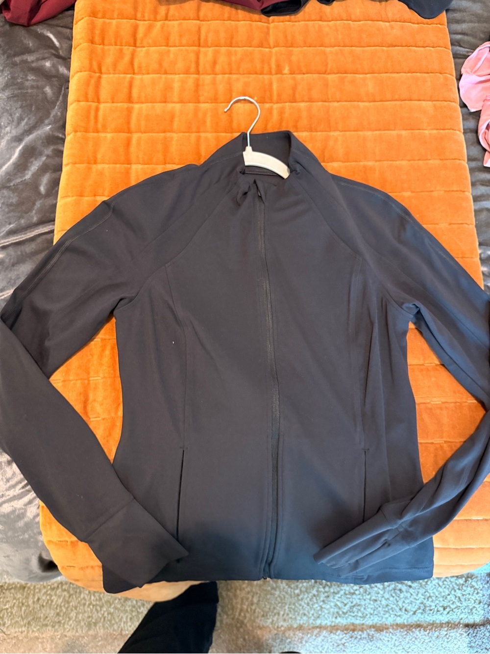 Avia Black Full-Zip Bomber Jacket
